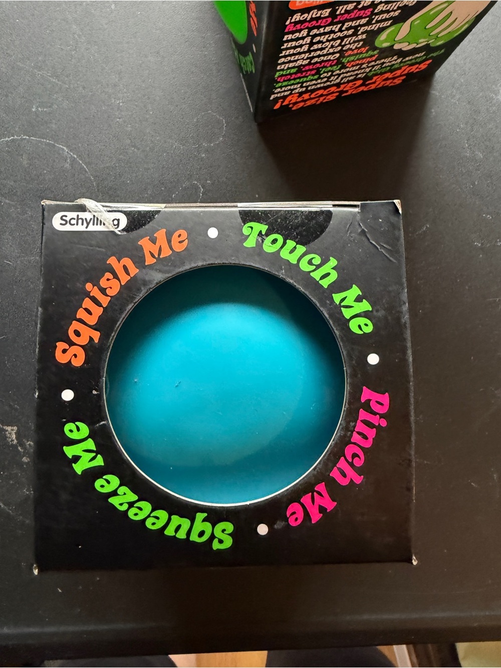 New NeeDoh Schylling Super Size Jumbo Groovy Glob Blue 4" Squishy Ball Squeeze